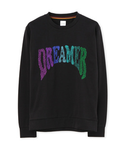 ☆新品未使用☆Paul Smith「Dreamer」エンボス トレーナー スウェット☆ブラック☆Lサイズ☆着丈68㎝・肩幅46㎝・袖丈64㎝ ☆定価33,000円