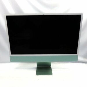 Apple iMac 24インチ M1 2021　MJV83J/A Apple M1 8GB/SSD256GB/Mac OS Ventura/グリーン【同梱不可】