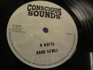 10インチ 『KENNY KNOTS / GOOD SENSI』 CONSCIOUS SOUNDS　(Z8)　