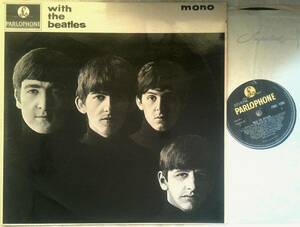 With The Beatles PMC 1206 UK オリジナル盤 マト１ Yellow Parlophone