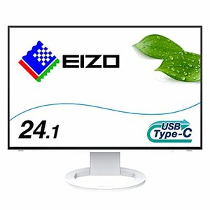 EIZO FlexScan EV2485-WT (24.1型/1920×1200/フレームレスモニター/アンチグレアIPS/疲れ目軽減/ホワイト)