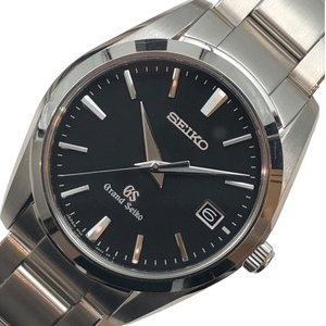 セイコー SEIKO Grand Seiko（グランド セイコー） SBGX061 9Fクォーツ SBGX061 ブラック ステンレススチール 腕時計 メンズ 中古