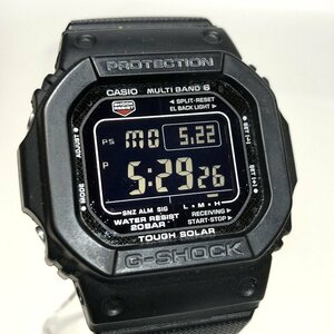 美品 CASIO カシオ G-SHOCK 電波ソーラー腕時計 GW-M5610BC-1JF タフソーラー マルチバンド6 ブラック スクエア 質屋の質セブン