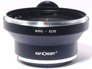 K&F Concept レンズ マウント アダプター ブロニカ SQ マウント レンズ → キヤノン EF マウント 変換 BRONICA SQ - Canon EOS