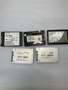 【動作確認済】SSD 2.5 SATA 5枚セット　256GB、256GB、128GB、120GB、60GB