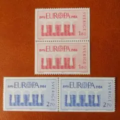 スウェーデン ヨーロッパ CEPT 1984年 切手 未使用 外国切手 海外切手