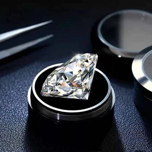 ラボ ダイヤモンド 12ct ラウンドカット 宝石 鉱石 希少 輝き 高品質 品質保証 宝石シリーズ ラウンド形状 モアッサナイト C711