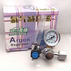 美品 アルゴンCO2レギュレーター 流量計 0.25MPa MIG TIG溶接 ゲージ減圧調整器 ジャンク扱い 管17057