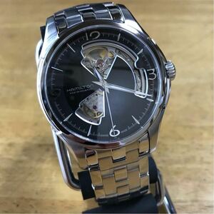 【新品】ハミルトン ジャズマスター オープンハート 自動巻き 腕時計 H32565135 ブラック