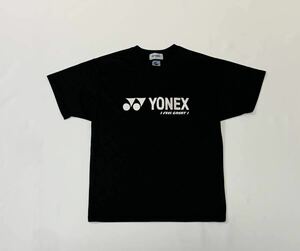 YONEX ヨネックス // VERYCOOL 半袖 プリント ドライ Tシャツ (黒) サイズ S