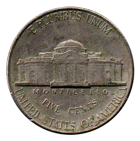 5セント (ドル) 硬貨 コイン USA アメリカ 1989年
