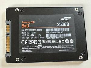 SAMSUNG【動作確認済み】SSD 250GB　3056