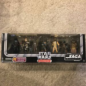 ハズブロ STARWARS SAGA COLLECTION Bounty Hunter Pack バウンティハンターパックDarth Vader,Denger,Bobba Fett etc【未開封】