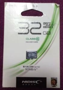 (0-1389) マイクロSDカード　32GB　(未使用）②