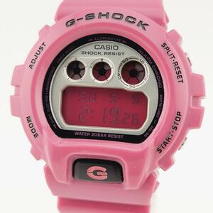 美品 CASIO G-SHOCK カシオ ジーショック DW-6900CS-4JF ピンク クレイジーカラーズ 三つ目 クォーツ 腕時計 デジタル メンズ