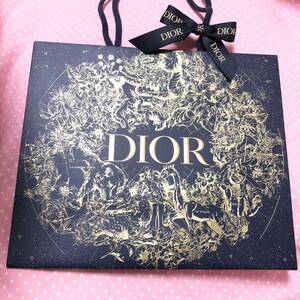 新品 ディオール 限定 紙袋 ショップ袋 ショッパー DIOR Dior ホリデー