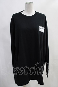 NieR Clothing / COTTON LONG CUTSEW XL 黒 H-24-01-12-009-PU-TO-KB-ZT388