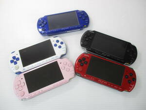 2404028-006 SONY ソニー PSP プレイステーションポータブル PSP-3000/PSP-2000 本体のみ 計5点 現状品