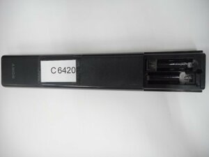 C6420◆ソニー テレビリモコン RM-PZ110D : 地デジテレビ専用 ブラック RM-PZ110D B(ク）