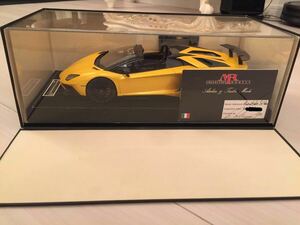 オーナー様限定全世界500台　非売品　オリジナル　純正新品 ランボルギーニMR 1/18 Lamborghini Aventador Roadster LP 750-4 SV