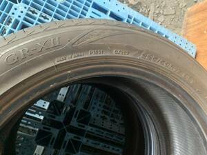 バリ山 ブリヂストン レグノ GR-XⅡ 225/50R17 製造年数19.21年 残溝約6.0　7.5㎜ 2本セット MADE IN JAPAN