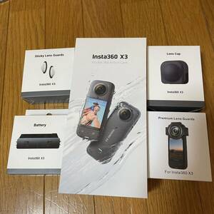 Insta360 X3 中古 国内正規品　付属品多数　insta360X3 360度カメラ