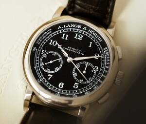 ★A.LANGE & SOHNE★A.ランゲ＆ゾーネ　1815 フライバック　クロノグラフ 414.028 K18WG 最高級腕時計　希少美品！！入手困難！！