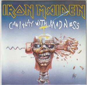 未使用新品　IRON MAIDEN　アイアン・メイデン　Can I Play With Madness　2014年 再発限定盤 7”シングルレコード　（EU盤）