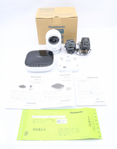 【ト滝】Panasonic パナソニック 屋内スイングカメラキット KX-HC600K-W カメラ KX-HC600 ホームユニット KX-HJB1000 AG000DEW94