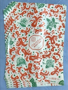 当時物 1970年代頃 東京 銀座 資生堂 非売品 SHISEIDO BEAUTY SOAP 資生堂ビューティーソープ 花椿アート包装紙 5枚セット 昭和レトロ 希少