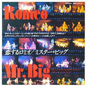 ■ミスター・ビッグ(Mr. Big)｜恋するロミオ(Romeo)／グッバイ・ワールド(Goodbye World) ＜EP 1977年 日本盤＞