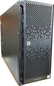 ●[Windows Server 2012 R2] タワー型 hp Proliant ML150 GEN9 (8コア Xeon E5-2620 v4 2.1GHz*2/24GB/3.5inch SAS 450GB*4/P440 RAID/DVD)