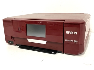 EPSON EP-807AR インクジェットプリンター 2014年製 エプソン レッド ジャンク B8789207