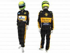 海外 送料込み 　高品質　 アイルトン・セナ　F1 1985 F1 Racing Suit 　レーシングスーツ　サイズ各種 　レプリカ