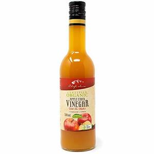 シェフズチョイス オーガニックアップルサイダービネガー withマザー 500ml Organic Apple Cider Vinegar wi