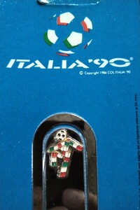 サッカー WorldCup 90 イタリア大会 マネークリップ 新品未開封 公式ノベルティー FIFA ワールドカップ 90