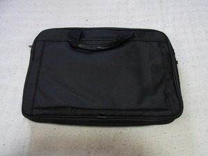 ビジネスバッグ ショルダーバック 黒 BLACK 収納ポケット 多機能 軽量 仕事用　中国製中古品　ｗ400ｘｈ300ｘｄ55