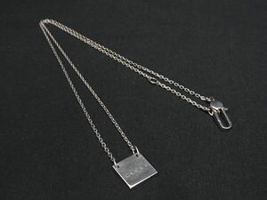 1円 ■美品■ GUCCI グッチ SV925 ネックレス ペンダント アクセサリー レディース メンズ シルバー系 AW9365