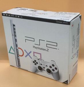 X1155 PlayStation2 本体 SCPH-70000 CW コントローラー 箱付き PS2 プレイステーション2