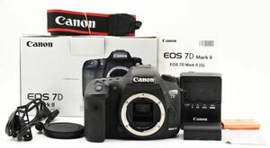 ■ 美品 ■ キャノン Canon EOS 7D Mark II マーク 2 ボディ 2020万画素CMOSセンサー 元箱＆ストラップ付き