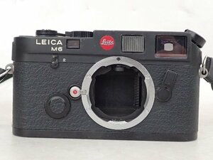 Leica レンジファインダーカメラ M6 ブラック ボディ 1986年製 Leitzバッチ ライカ ▽ 6DF29-1