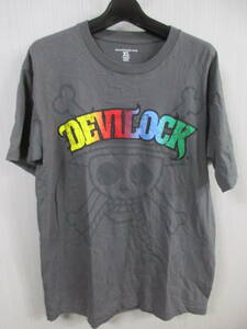 ★送料無料★DEVILOCK x ONE PIECE デビロックxワンピース コラボ Tシャツ サイズ XL