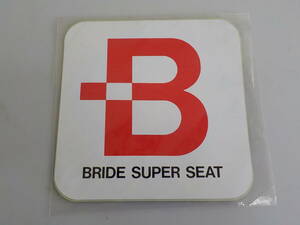 旧車 BRIDE SUPER SEAT ブリット ステッカー　昭和 レトロ オートアクセサリー