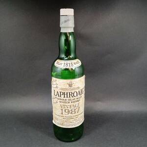 ◆ラフロイグ LAPHROAIG 1987 メゾン ド ウイスキー 50周年記念 空ボトル 空 瓶◆KAS32017