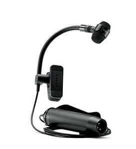 SHURE コンデンサー型マイク 楽器用 カーディオイド XLRケーブル 4.6m PGA