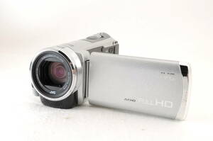 動作品 JVC Everio エブリオ GZ-E780-S FULL HD シルバー ビクター デジタルビデオカメラ 管GG3028