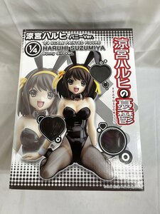 【美品】涼宮ハルヒの憂鬱 涼宮ハルヒ バニーver．（1/4スケールPVC塗装済み完成品）