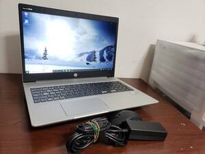 421 美品 HP ProBook 450 G6 Core i5 第８世代 (8265U)◆メモリ8GB◆M.2 SSD256GB◆15.6インチ Full HD 動作品 Win10 Office2021 laptop