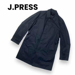 J.PRESS Jプレス　コート　アウター　紺色　LL 上着　ステンカラーコート