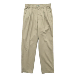 古着 ドッカーズ DOCKERS チノパンツ ツータック ベージュ サイズ表記：-　gd73190